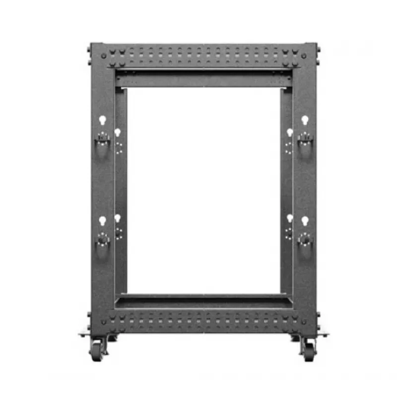 Stojący stelaż Lanberg OR01-6115-B 15U Czarny 600 kg nośność