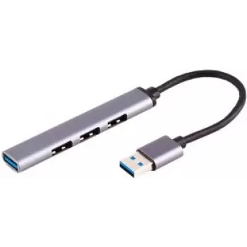 Koncentrator USB ShiverPeaks BS13-50001 USB 3.2 Gen 1 Type-A 5000 Mbit/s Aluminium Czarny