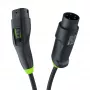 zielony Cell Habu EVGC01 Mobilna ładowarka EV do pojazdów elektrycznych 11 kW 7 m Type 2 CEE Wallbox Czarna