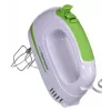 Mikser ręczny ESPERANZA EKM011 — 400 W, 5 prędkości, turbo, haki i trzepaczki do ciasta, 220–240 V, biały/jasnozielony