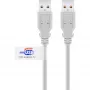 Goobay 50796 Kabel USB Szary
