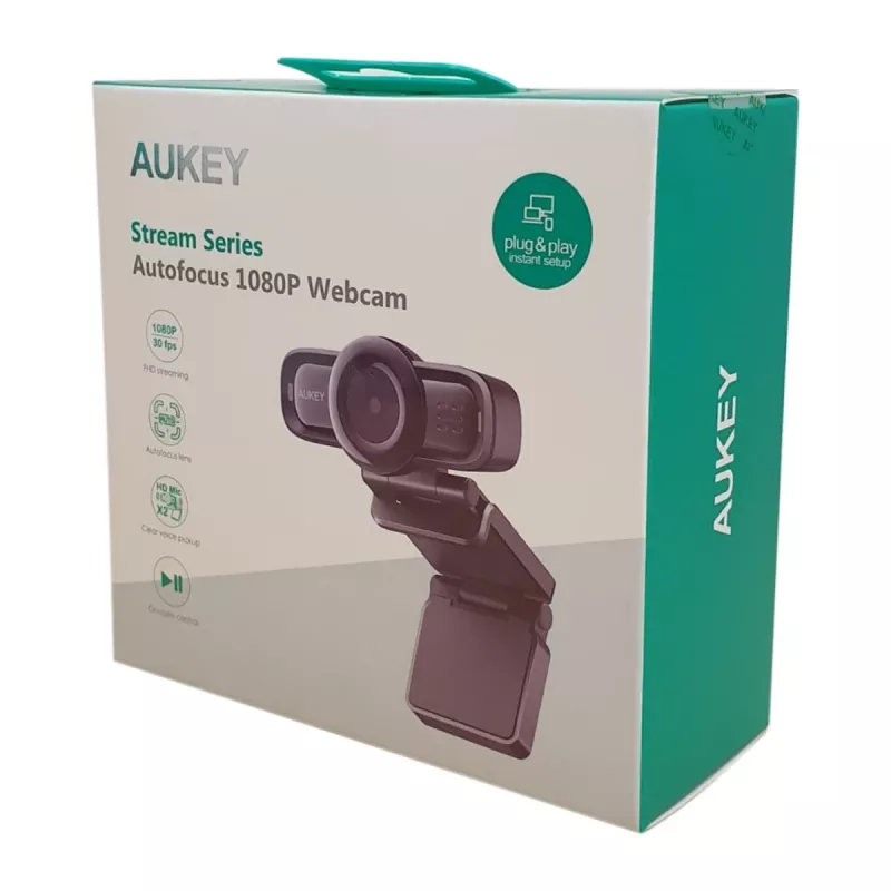 Kamera internetowa AUKEY PC-LM3 2 MP 1920 x 1080 pikseli USB 2.0 Czarna