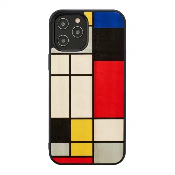 Etui na telefon man and wood do iPhone 12 Pro Max — drewniane czarne etui ochronne