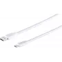 Kabel USB S/CONN 13-31186 1,8 m USB A do USB C 5 Gbit/s Biały