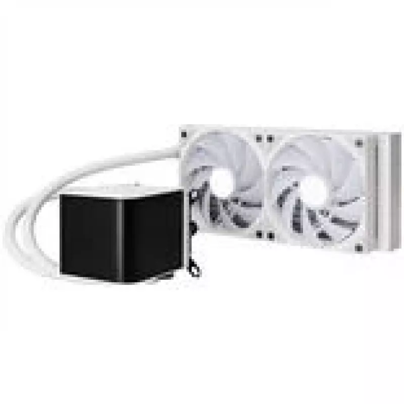 Jonsbo D32 STD Obudowa PC + TRYX PANORAMA Kompleksowe chłodzenie cieczą, ARGB - 240 mm, Biała