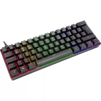 Mechaniczna klawiatura gamingowa Speedlink ATMOS RGB — kompaktowy układ, podświetlenie RGB