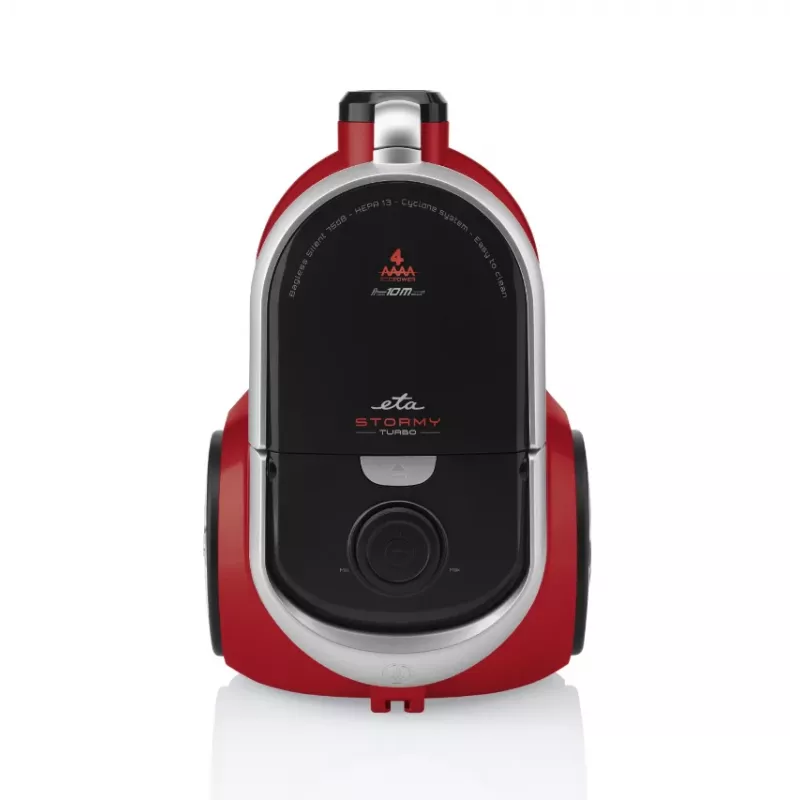 ETA | Odkurzacz | ETA351790000 Stormy Turbo | Bezworkowy | Moc 800 W | Pojemność na kurz 2,2 L | Czarny/Czerwony