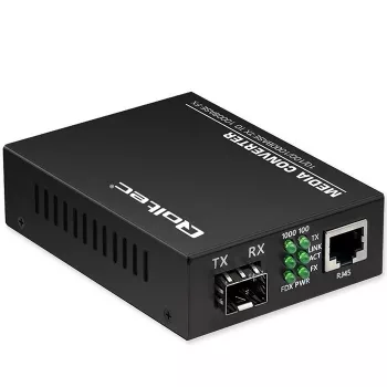 Konwerter mediów PRZEŁĄCZNIK Ethernet 1x RJ45 1x SFP