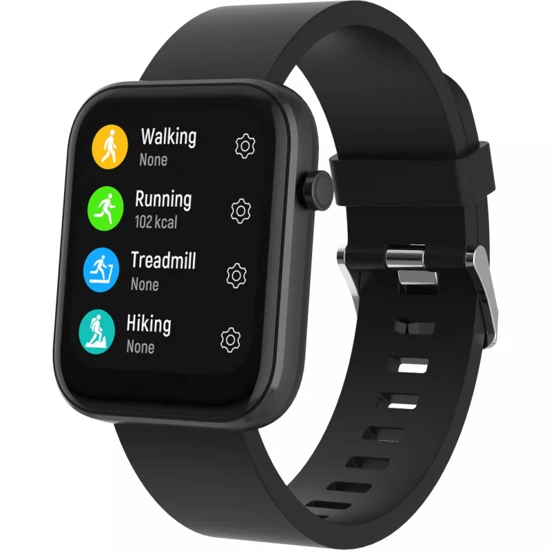 DENVER SW-182 - Smartwatch z opaską - Wyświetlacz 4,3 cm (1,7 cala) - Bluetooth - Czarny (116111000580)