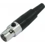 Adapter Mini XLR Omnitronic 30200125 — Adapter Mini XLR na XLR, złącze przelotowe