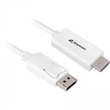 adapter kablowyowy DisplayPort 1.2 Sharkoon 4K, długość 1 m