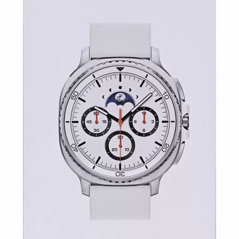 Smartwatch Samsung Galaxy Watch 8 Classic 46 mm Srebrny — 3,3 cm AMOLED, 4G, 64 GB, 445 mAh