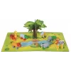 Zabawka dla niemowląt MALIK Magnetic Mini Animals Jungle model 62323 — zestaw magnetycznych figurek zwierząt