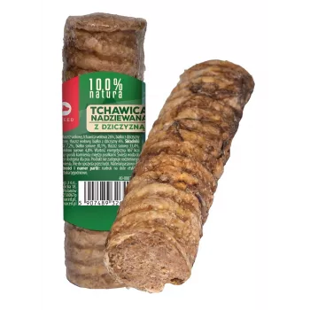 MACED Tchawica nadziewana jeleniną - gryzak dla psa - 120g