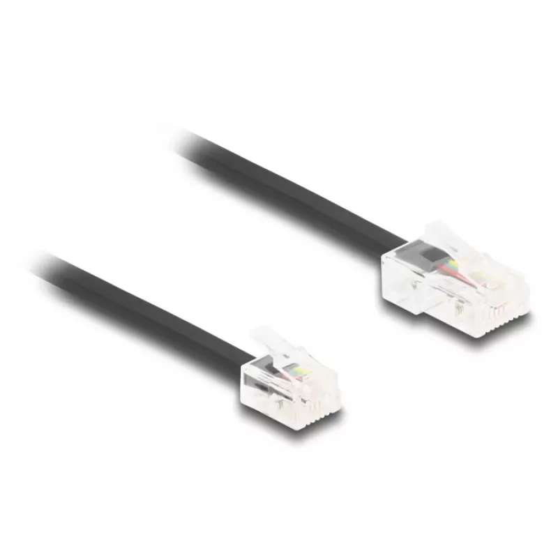 Kabel telefoniczny DeLOCK 88036 RJ45 do RJ11 2 m Czarny