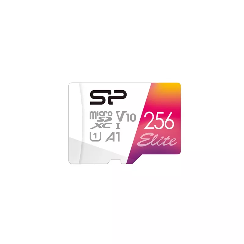 Pamięć Flash Silicon Power 256 GB MicroSDXC UHS-I Elite
