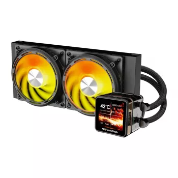 Chłodzenie wodne CPU Darkflash DE240 (czarne) — chłodnica 240mm, chłodnica cieczy AIO