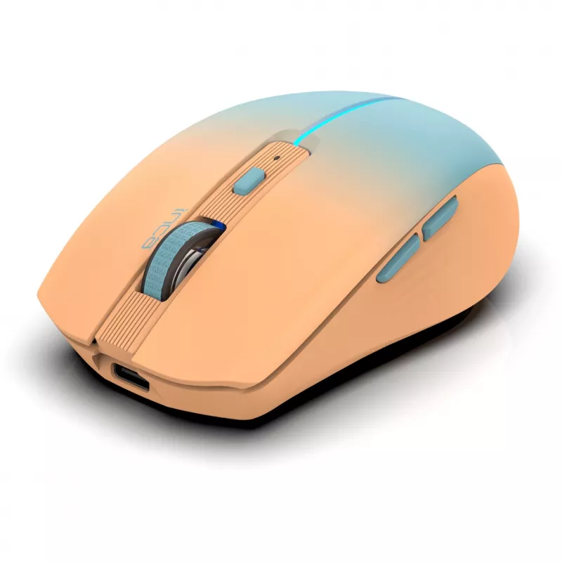 Cian Technology GmbH INCA mysz IWM-511RT Blt+Wrls RGB kolor bazowy pomarańczowy