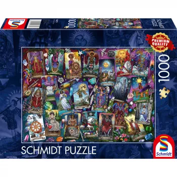 Kartonowe puzzle, schmidt spiele Mysterious Tarot Cards — 1000 elementów