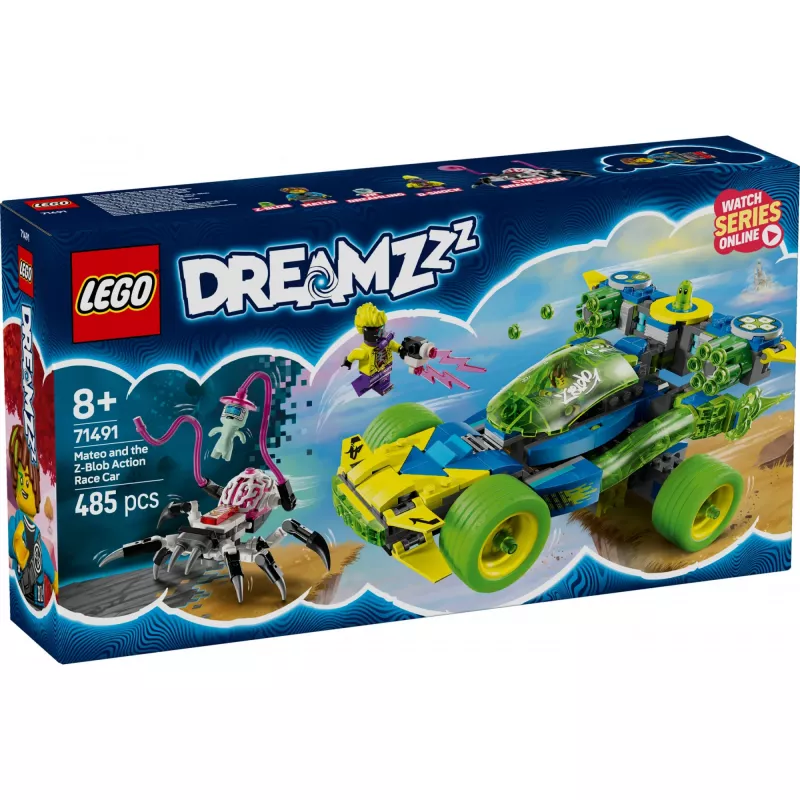 Klocki DREAMZzz 71491 Mateo i Z-Blob Akcyjny Samochód Wyścigowy
