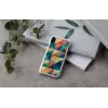 Etui na smartfon iKins do iPhone XR — czarne etui ochronne Mosaic