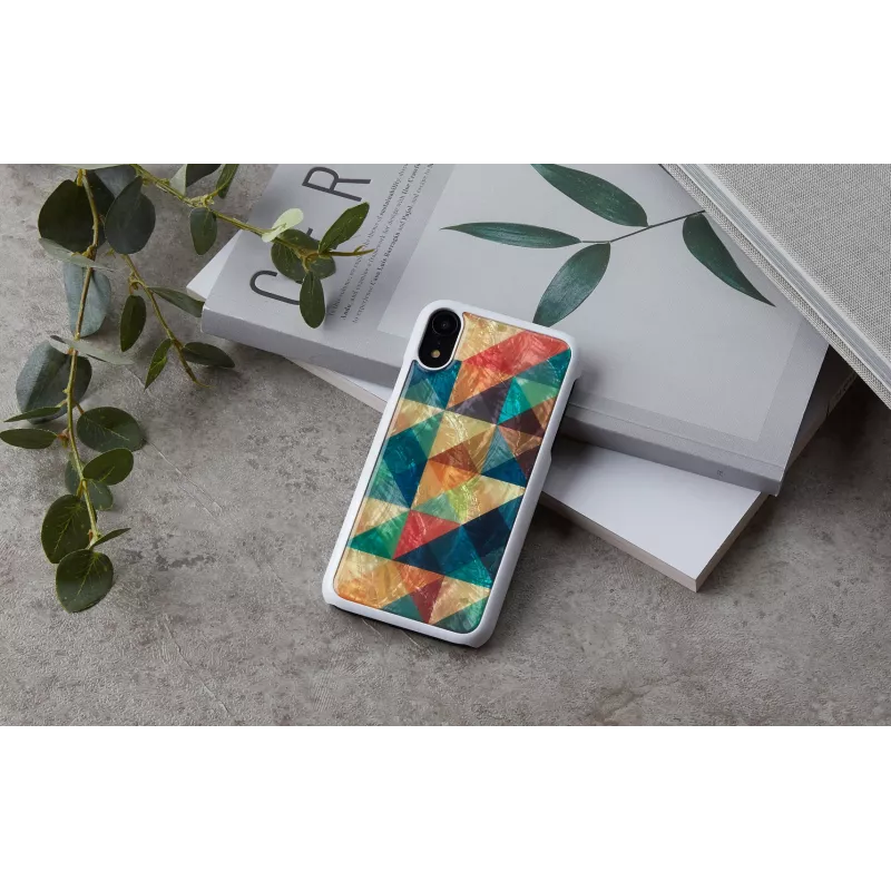 Etui na smartfon iKins do iPhone XR — czarne etui ochronne Mosaic