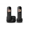 Panasonic KX-TGC422G - Schnurlostelefon - Anrufbeantworter mit Rufnummernanzeige - DECT - Schwarz + zusätzliches Handset (KX-TGC422GB)