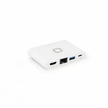 DICOTA USB-C Przenośna Stacja Dokująca 4-w-1 z HDMI - stacja dokująca - USB-C - HDMI (D31730)