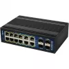 Przełącznik zarządzalny ALLNET ALL-SGI8016PM L2+/L3 12x Gigabit Ethernet PoE