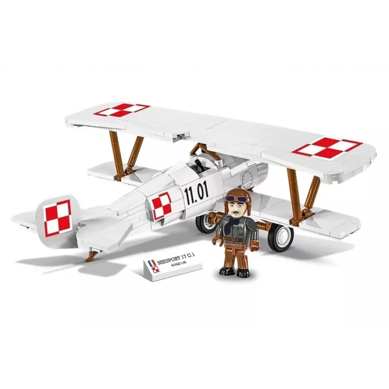 Cobi Zestaw klocków Nieuport 17 C.1 274 elementy model do składania