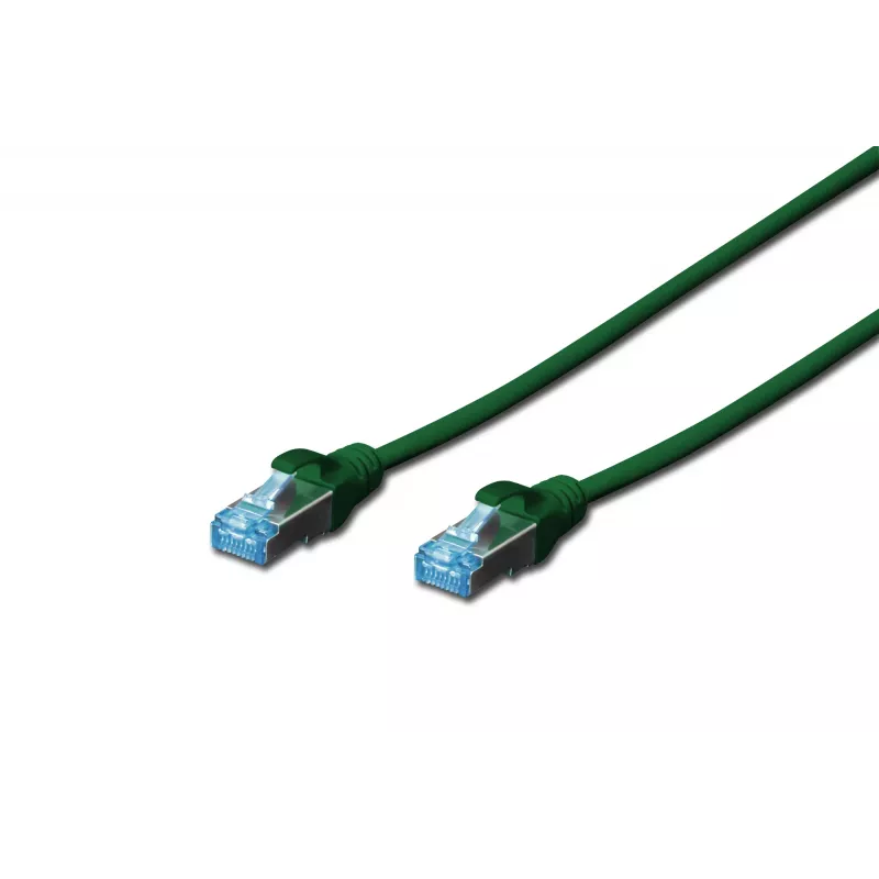 Kabel sieciowy Digitus CAT 5e SF/UTP 1m Zielony RJ-45