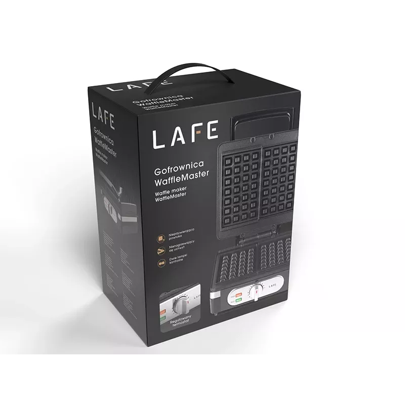 Gofrownica LAFE WaffleMaster GFB-003 1400W z nieprzywierającymi płytami