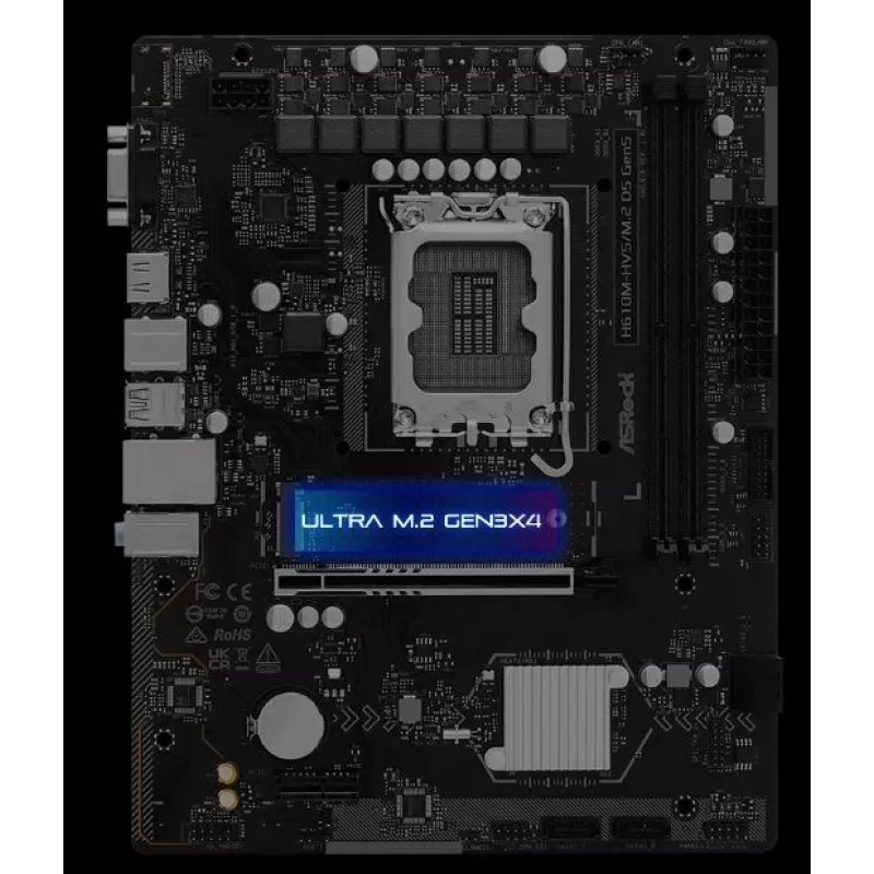 Płyta główna ASRock H610M-HVS/M.2 D5 GEN5 – LGA1700, DDR5, PCIe 5.0, mATX