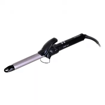 Lokówka BABYLISS Pro 180 19mm — baryłka 19 mm, 150–180°C, 10 poziomów grzania, obrotowy przewód, różowo-czarna