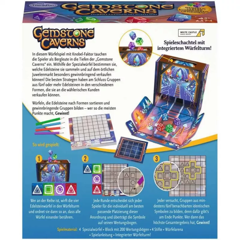 Gemstone Caverns, Puzzle Game
