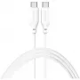 Kabel silikonowy 4smarts USB-C / USB-C High Flex 60W 1,5m biały
