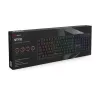Mechaniczna klawiatura gamingowa SAVIO STYX Outemu Red — pełnowymiarowa 104-klawiszowa, przewodowa USB, RGB, ANSI US International, 1,5 m, czarna