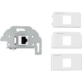 Kindermann 7456000526 RJ-45 Szare - Białe Gniazdo sieciowe (7456000526)
