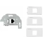 Kindermann 7456000526 RJ-45 Szare - Białe Gniazdo sieciowe (7456000526)