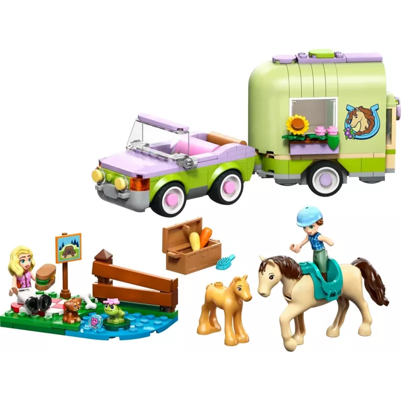 LEGO FRIENDS 42695 Przyczepa dla konia i źrebaka
