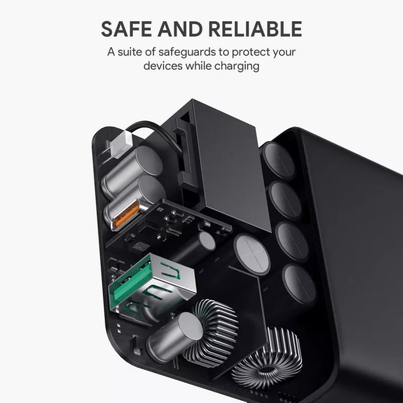 Ładowarka ścienna PA-D3 2xUSB Power Delivery (1xUSB+1xUSB C) 5,4A 60W Dynamic Detect