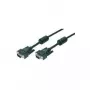 Wentronic Components Handels Goobay - Kabel VGA - HD-15 (M) - HD-15 (M) - 15,0m - Śruby radełkowane - Czarny (68139)