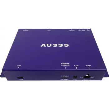 Odtwarzacz multimediów cyfrowych BrightSign AU335 Niebieski 100 Mbit/s Ethernet Dolby Atmos