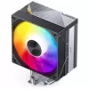 Chłodzenie procesora Jonsbo CA40 Czarny ARGB, wentylator PWM 120 mm, 225W TDP, czarny