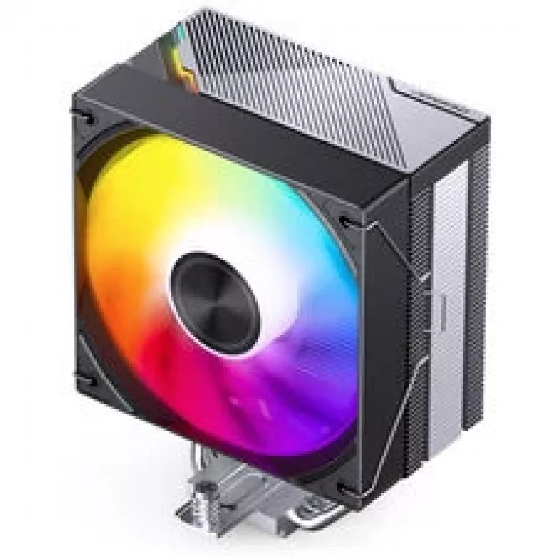 Chłodzenie procesora Jonsbo CA40 Czarny ARGB, wentylator PWM 120 mm, 225W TDP, czarny