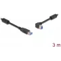 DeLOCK Kabel USB Typ-A męski do Typ-B męski 90° lewy kątowy 3 m