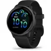 Garmin vívoactive 6 3,05 cm (1,2) AMOLED 42 mm Cyfrowy 390 x 390 pikseli Ekran dotykowy Czarny Wi-Fi GPS (satelitarny)