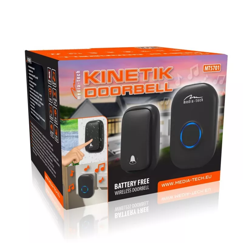 Doorbell kit Media-Tech MT5701 Czarny