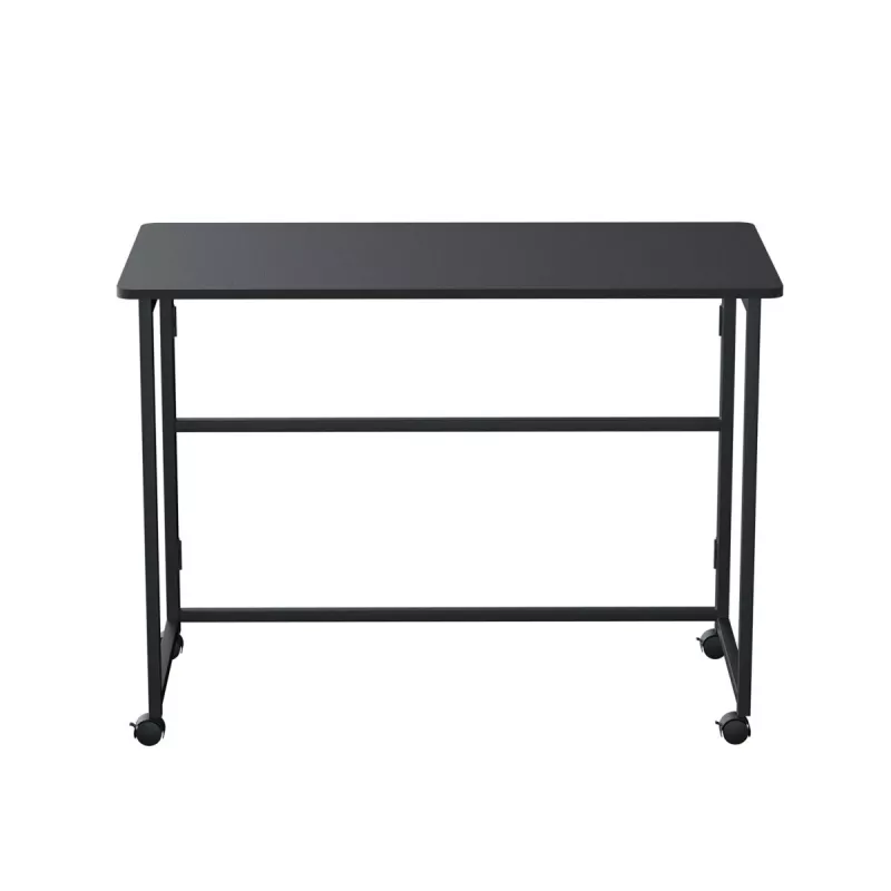 Maclean składany stół, czarny, mobilny, 100x50cm, maks. 50kg MC-1250 B