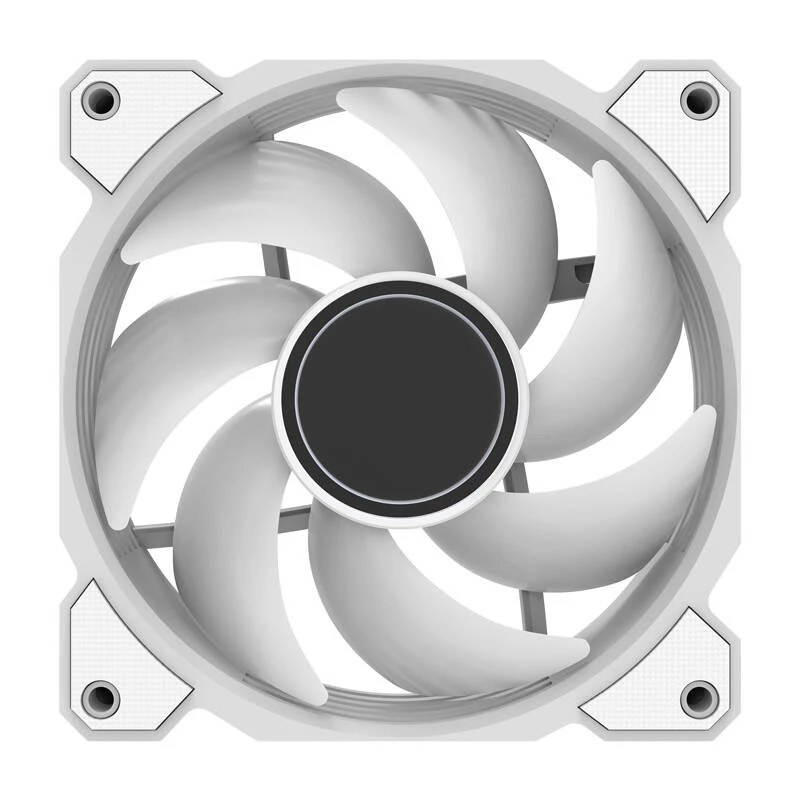 Darkflash DR08 Cooling Fan (biały) — wentylator obudowy/CPU, model DR08 biały, pojedynczy wentylator 120 mm